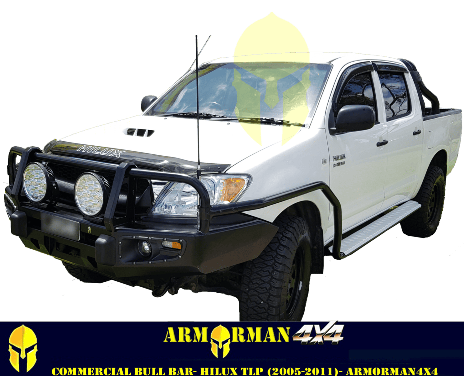 Commercial Bull Bar Hilux Tlp 2005 2011 Armorman 4x4