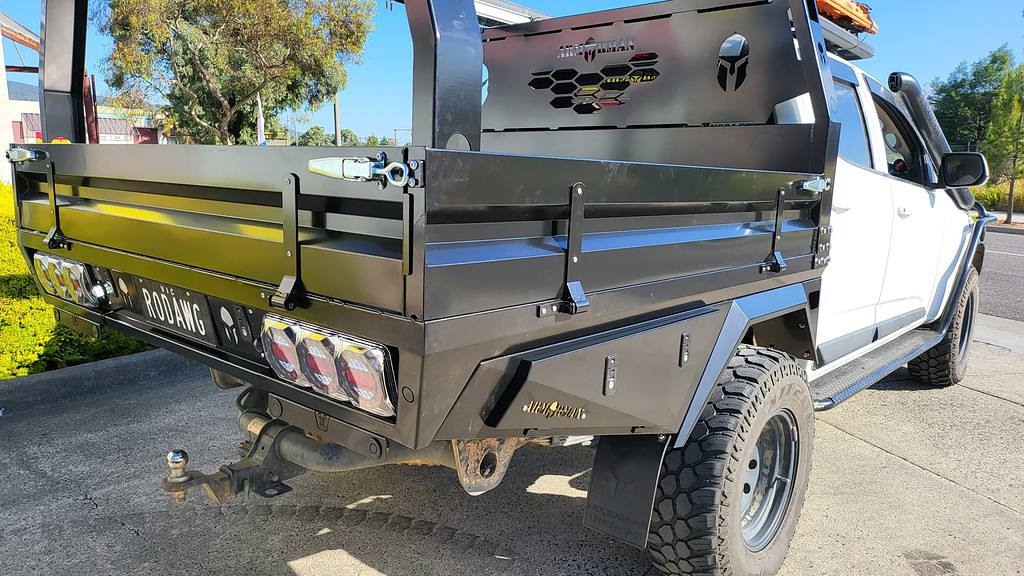 STEEL TRAY 1100 CANOPY FOR DUAL CAB UTES Armorman 4x4