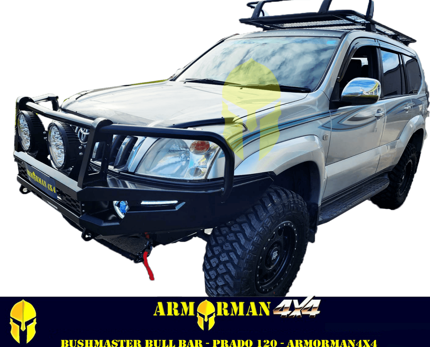 Side step for prado 120 series ARMORMAN4X4 Armorman 4x4