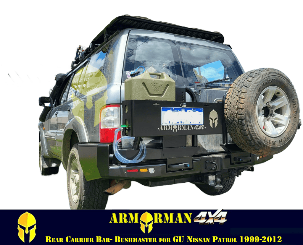 Bushmaster Rear Carrier Bar for GU Nissan Patrol Armorman 4x4