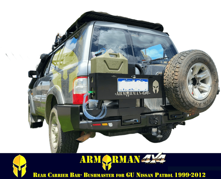 Bushmaster Rear Carrier Bar for GU Nissan Patrol Armorman 4x4