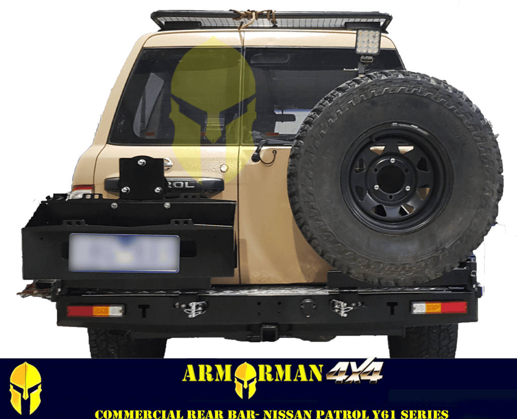 Commercial rear carrier bar nissan patrol Y61 Armorman 4×4