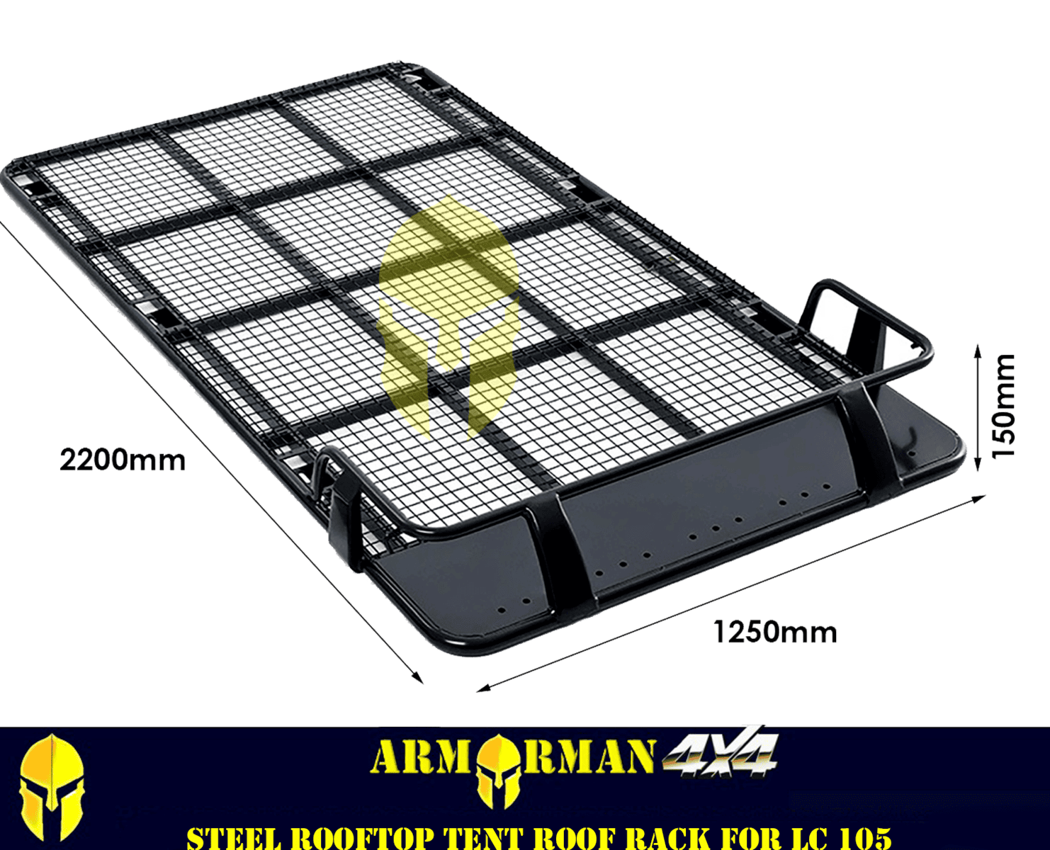 Steel roof top tent roof rack for LC 105 series Armorman 4×4