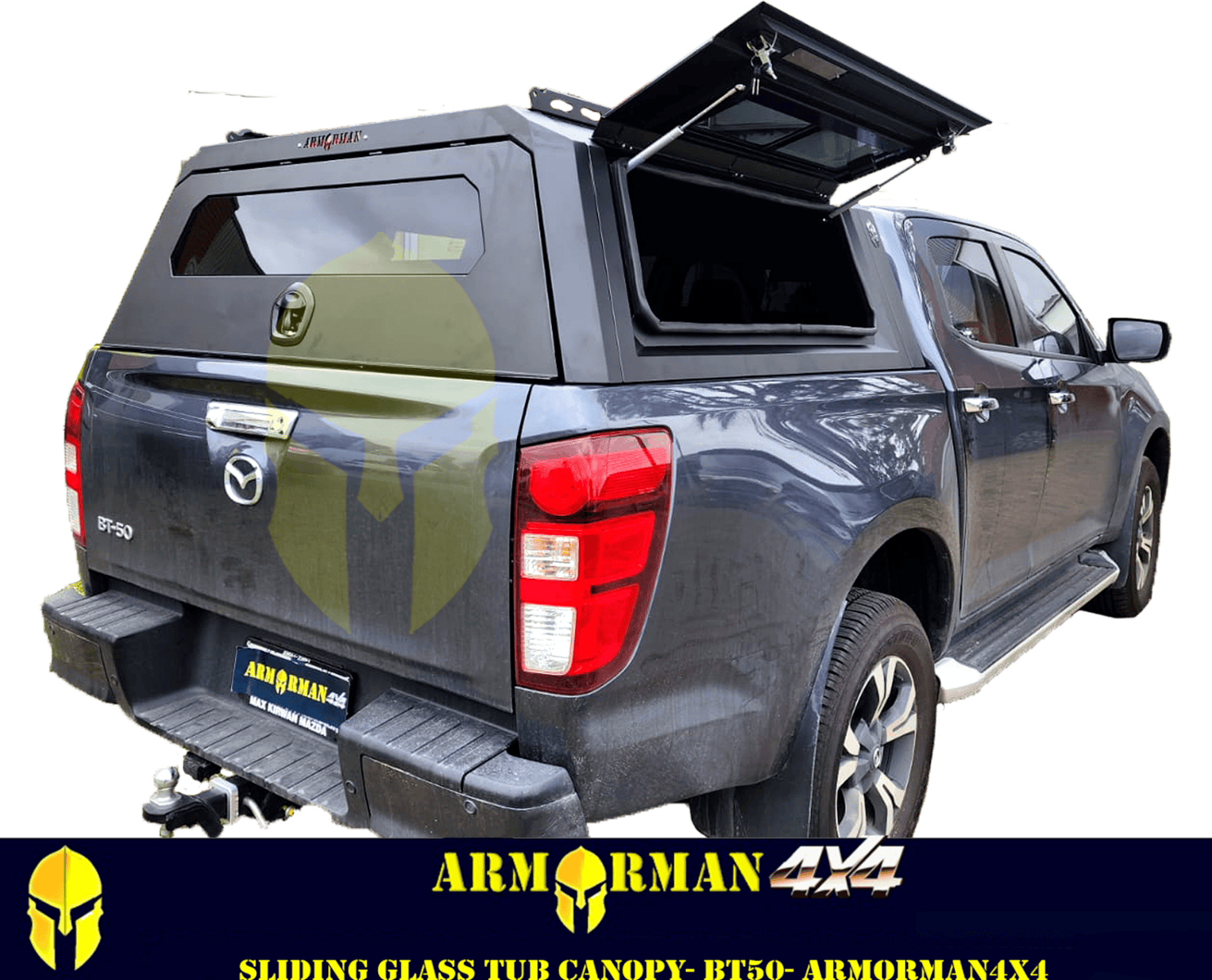 Side Glass Tub Canopy for Bt50 (2020+): Safe & comfortable - Armorman 4x4