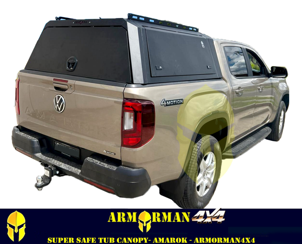 Super safe tub canopy for Amarok - ARMORMAN4X4