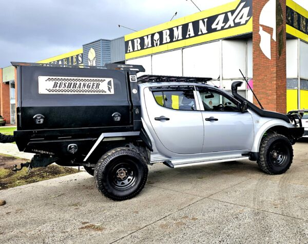 Bushranger combo aluminium tray 1500 canopy Triton - ARMORMAN4X4 - Image 4