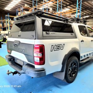 Solid side glass tub canopy for Colorado - ARMORMAN4X4