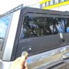 Solid side glass tub canopy for LDV