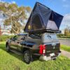 Best Roof Top Tent Lightweight Hard Shell Aluminium Low Profile 25 Sec Set-up- with roof rack