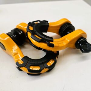 Yellow shackle with D ring- ARMORMAN4X4