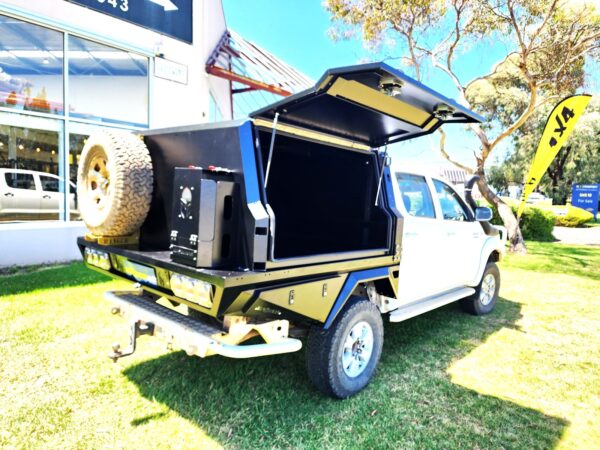 Bushranger Tray Canopy setup – Steel tray+1500 canopy for Hilux – ARMORMAN4X4 - Image 7
