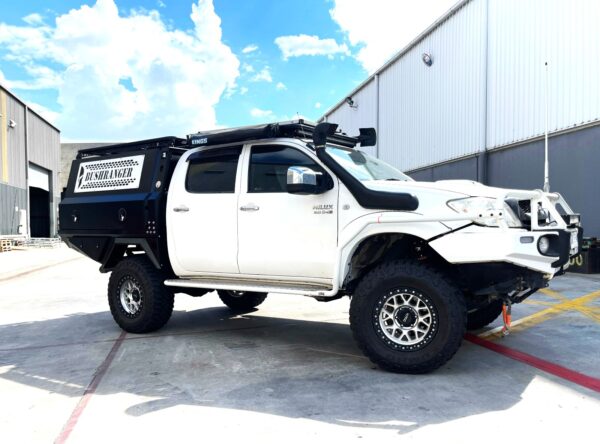 Bushranger Tray Canopy setup - Steel tray 1730 canopy for Hilux - ARMORMAN4X4 - Image 10