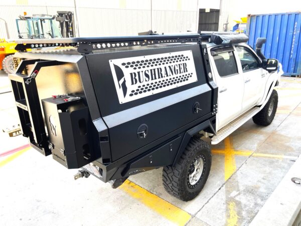 Bushranger Tray Canopy setup - Steel tray 1730 canopy for Hilux - ARMORMAN4X4 - Image 12