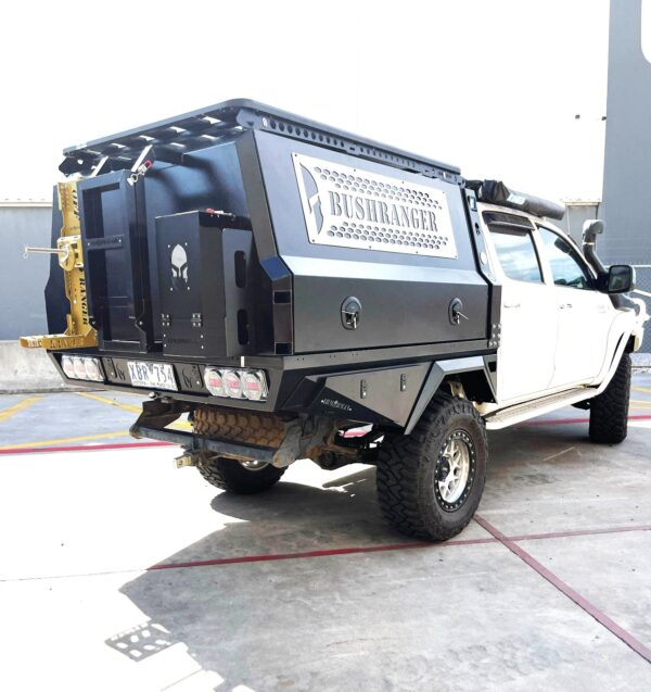 Bushranger Tray Canopy setup - Steel tray 1730 canopy for Hilux - ARMORMAN4X4 - Image 6