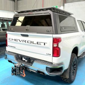 ARMORMAN4X4 - SOLID SIDE GLASS TUB CANOPY- GMC/ SILVERAO 1500